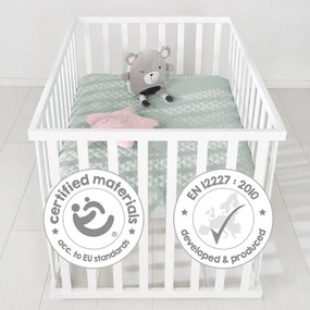 Lettino bianco con ruote 100x75 cm Style – Roba