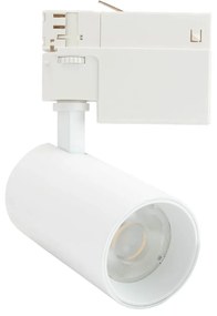 Faro LED 20W Trifase 60° 120lm/W CRI92 no Flickering - BRIDGELUX LED Colore Bianco Freddo 6.000K