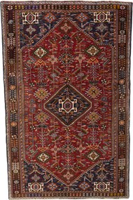Shiraz Tappeto 240x160 Rosso (Iran) Annodato A Mano