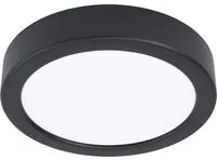 Plafoniera Moderna Fueva 5 In Acciaio Nero Led 11W 3000K Ip20