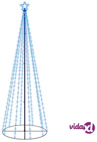vidaXL Albero di Natale a Cono Blu 310 LED 100x300 cm