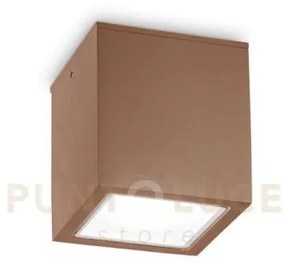 Techo square faretto da soffitto per esterno ip54 1 luce gu10 15cm ...