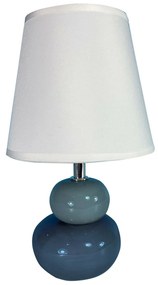 Lampada da tavolo Versa Azzurro Ceramica Tessile (15 x 22,5 x 9,5 cm)