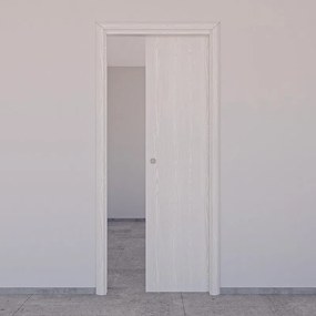 Porta scorrevole Lait bianco L 70 x H 210 cm reversibile