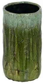 Vaso Verde Ceramica 17,5 x 17,5 x 33 cm