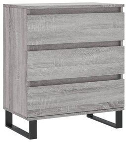 Credenza grigio sonoma 60x35x70 cm in legno multistrato