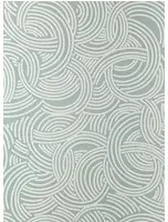 Farrow & Ball Carta da parati Tourbillon - Green Blue/ Wimborne White