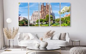 Quadri 5 pezzi – Cattedrale di Barcellona