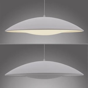 Schöner Wohnen 14607-16 - LED dimmerabile lampadario a sospensione con cavo LENTE LED/23W/230V Ø50 cm bianco