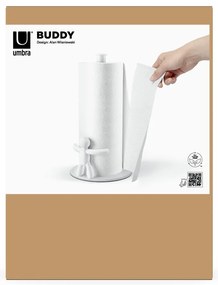 Porta asciugamani da cucina in acciaio ø 19 cm Buddy - Umbra