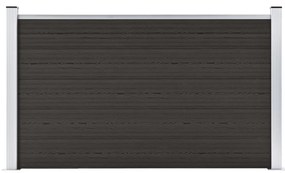 Pannello Di Recinzione İn Wpc 180x105 Cm Nero /