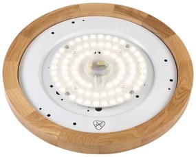 Brilagi - Plafoniera LED BELLADONNA LED/36W/230V Ø 40 cm bianco/rovere