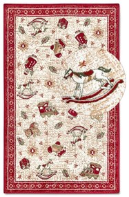 Tappeto rosso natalizio in cotone 50x80 cm Toy's Delight Red Christmas - Villeroy&amp;Boch