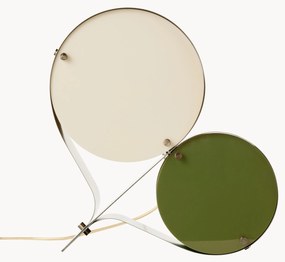 Lampada da tavolo con paralumi in vetro acrilico Coppia