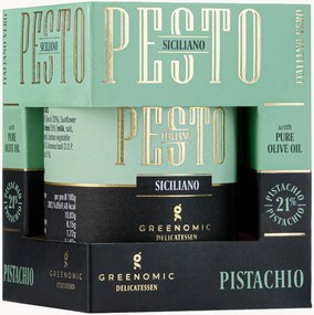 Pesto siciliano con pistacchio, 4 barattoli