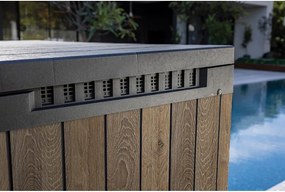 Contenitore da giardino marrone scuro in plastica Deco – Keter