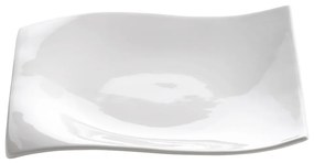Piatto da dessert in porcellana bianca Motion, 18 x 18 cm - Maxwell &amp; Williams