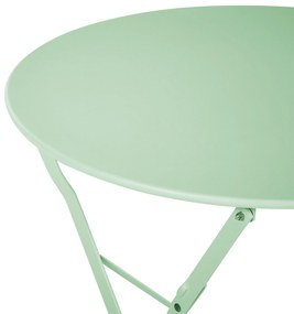 Set da balcone acciaio menta FIORI Beliani