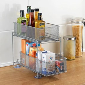 Cestino per cucina in metallo 35x18,5 cm – Wenko