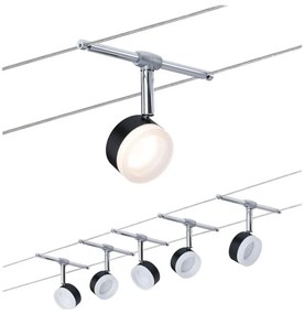 Paulmann 94457 - Set da 5 faretti LED 4W per sistema a cavi tesi CLEAR 230V