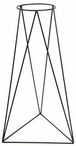 Portavasi TRIANGL 90x50 cm nero