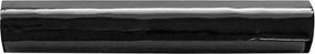 Listello in gres porcellanato Torello Pastello L 13 x L 2 cm, sp. 9 mm, nero lucido