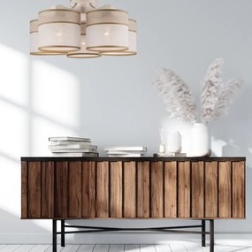 Plafoniera ANDREA 5xE27/60W/230V faggio