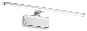 Applique Moderna Alma Metallo Cromo Led 12,5W 3000K Luce Calda