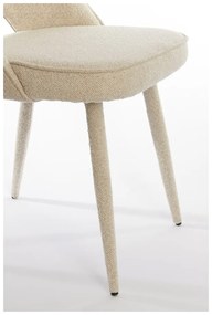 Sedia da pranzo beige Djeslin - Light &amp; Living