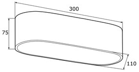 Argon 0908 - Plafoniera TONI 2xE27/15W/230V oro