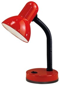 EGLO 9230 - Lampada da tavolo  BASIC 1xE27/40W rossa