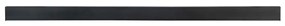 Lampada Lineare LED a Sospensione 55W 150cm nera con driver Philips