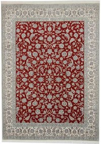 Nain Tappeto persiano 240 x 340 Rosso (Iran) Annodato A Mano