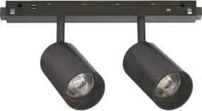 Ego spot double led cob citizen on-off 16 w 30° 1400 lm 2700 k nero...