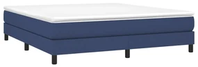 Giroletto a molle blu 180x200 cm in tessuto