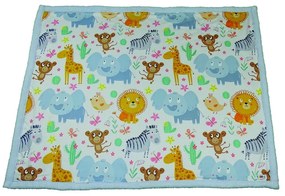 Coperta azzurra per neonati 80x100 cm - OYO kids