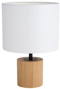 Spot-Light DO708191174 - Lampada da tavolo KRETA 1xE27/25W/230V pino/bianco