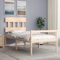 Letto per Anziani con Testiera Single in Legno Massellocod mxl 129133