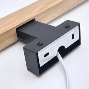 Brilagi-Illuminazione a LED per specchi da bagno WOODY MIRROR LED/8W/230V IP44 quercia/nero