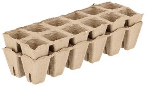 Set di 4 fioriere , 27,5 x 8,8 cm Eco - Esschert Design