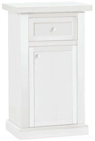 KALEB - mobile portatelefono in legno massello cm 46 x 31 x 76 h