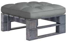 Ottomana Da Giardino Pallet İn Legno Di Pino Impregnato Grigio /