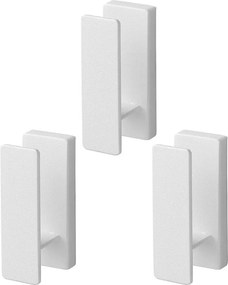 Set di ganci da parete bianchi in metallo 3 pz Tower – YAMAZAKI