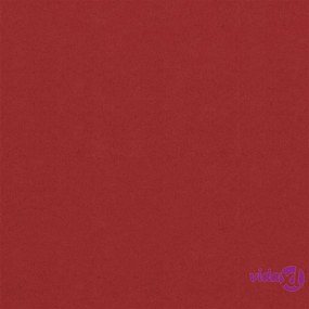 vidaXL Paravento Balcone Rosso 120x400 cm in Tessuto Oxford
