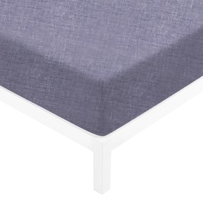 Lenzuolo con angoli 1 piazza e mezza melange blu