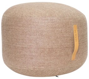 Pouf Zerio marrone chiaro, ø 50 cm Mochi - Hübsch