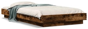 Giroletto Con Luci Led Rovere Fumo 90x200 Cm Legno Multistrato /