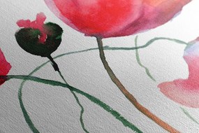 Stampa su tela – Fiori di papavero unici
