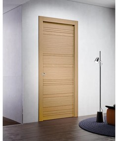 Porta scorrevole Pta Sco Incanto F Neu 80X210 9/12,5 Rev. rovere L 80 x H 210 cm reversibile