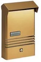 cassetta posta serie x per esterni - cm.20x6x30h. in alluminio anodizzato bronzo fer80910